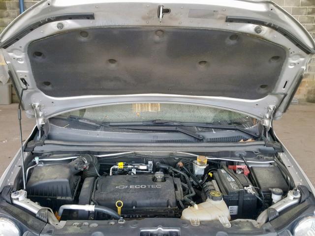 1G1JA5SH1G4101254 - 2016 CHEVROLET SONIC LS SILVER photo 7