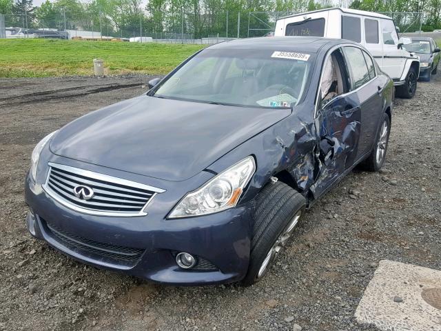 JN1CV6AR5CM975771 - 2012 INFINITI G37 BLUE photo 2