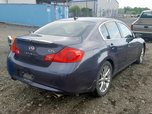 JN1CV6AR5CM975771 - 2012 INFINITI G37 BLUE photo 4