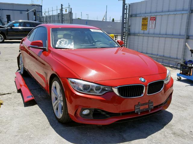 WBA3R1C57EK190498 - 2014 BMW 435 I RED photo 1