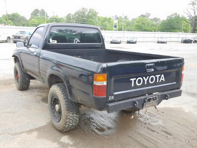 JT4RN01P2N0033304 - 1992 TOYOTA PICKUP 1/2 BLACK photo 3