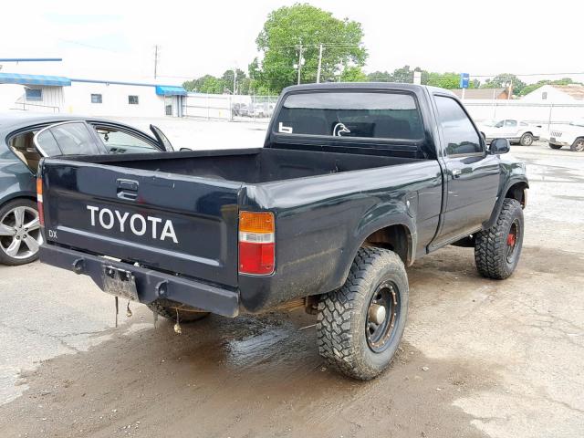 JT4RN01P2N0033304 - 1992 TOYOTA PICKUP 1/2 BLACK photo 4