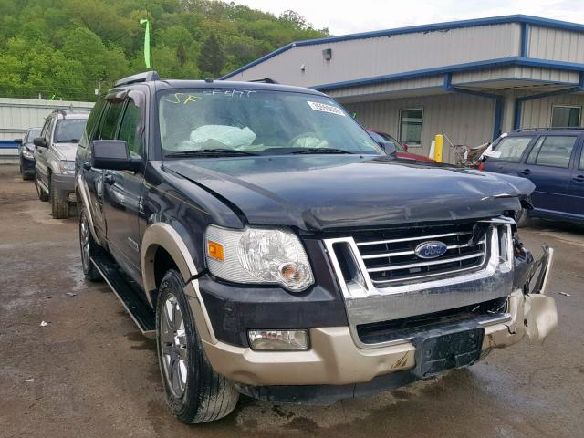 1FMEU74E97UA54663 - 2007 FORD EXPLORER E BLACK photo 1