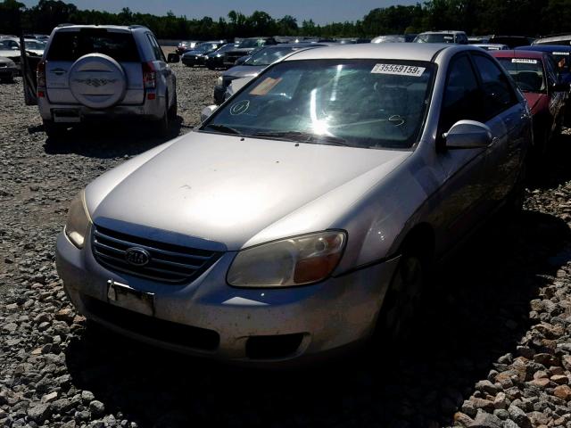 KNAFE121885516772 - 2008 KIA SPECTRA EX SILVER photo 2