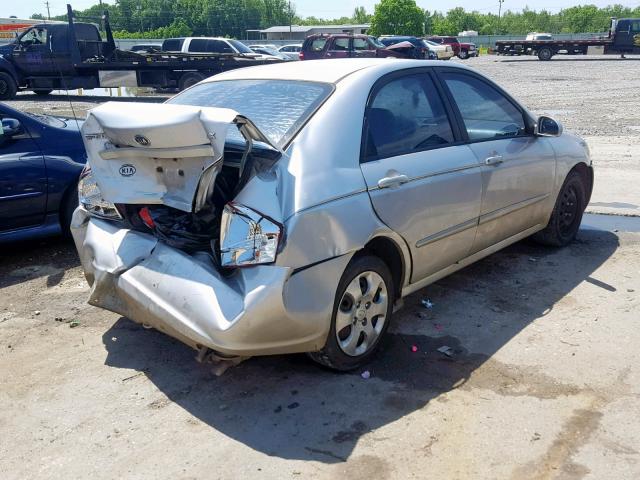 KNAFE121885516772 - 2008 KIA SPECTRA EX SILVER photo 4