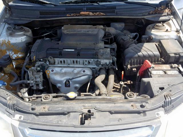 KNAFE121885516772 - 2008 KIA SPECTRA EX SILVER photo 7