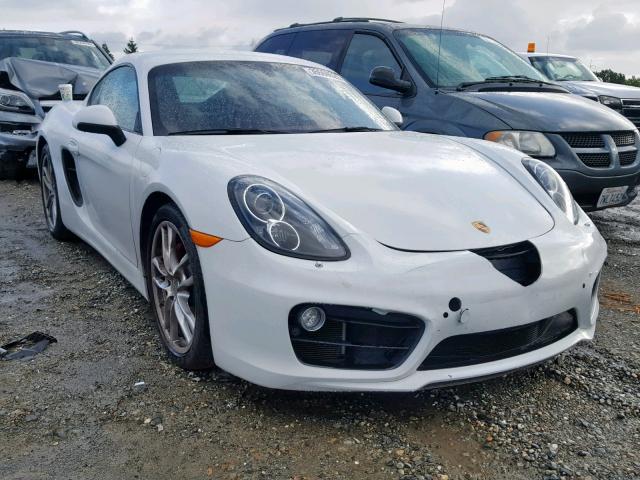 WP0AB2A85GK185966 - 2016 PORSCHE CAYMAN S WHITE photo 1