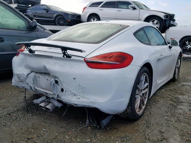 WP0AB2A85GK185966 - 2016 PORSCHE CAYMAN S WHITE photo 4