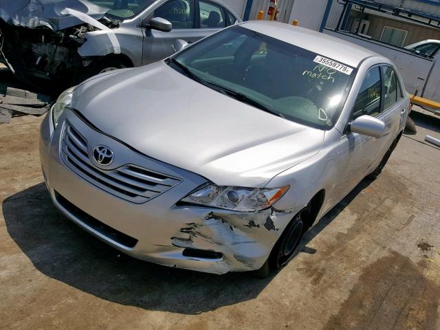 4T1BE46K07U628486 - 2007 TOYOTA CAMRY NEW SILVER photo 2