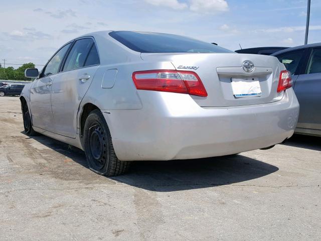 4T1BE46K07U628486 - 2007 TOYOTA CAMRY NEW SILVER photo 3