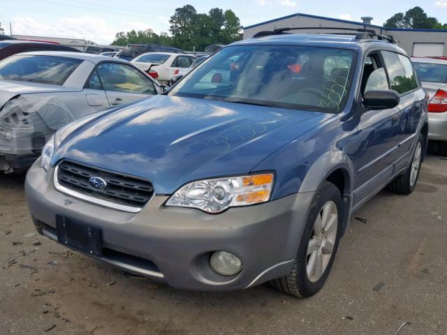 4S4BP61C767325868 - 2006 SUBARU LEGACY OUT BLUE photo 2