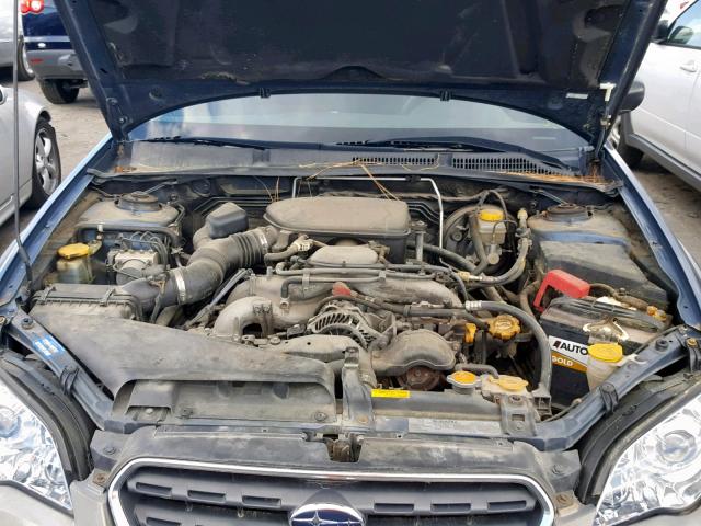 4S4BP61C767325868 - 2006 SUBARU LEGACY OUT BLUE photo 7