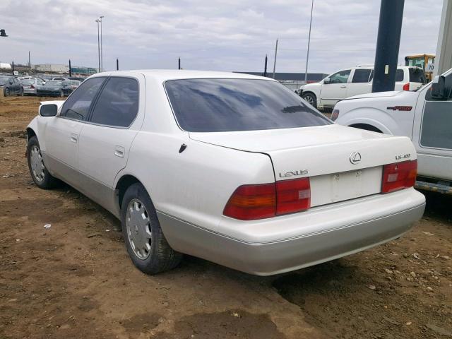 JT8BH28F2V0094068 - 1997 LEXUS LS 400 WHITE photo 3