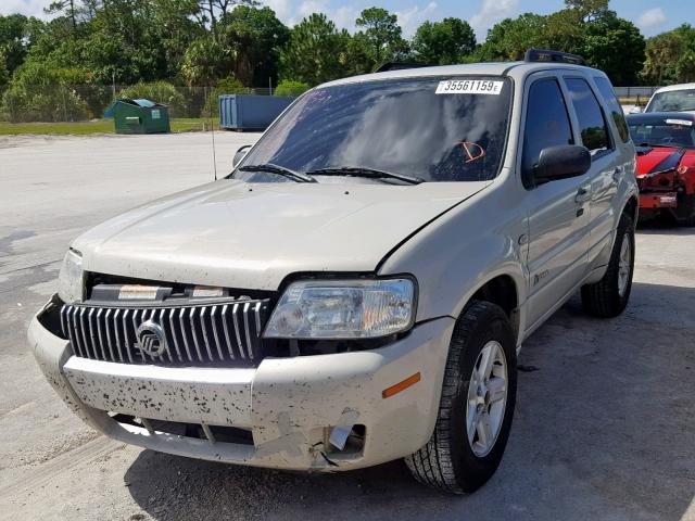 4M2CU39H27KJ04591 - 2007 MERCURY MARINER HE SILVER photo 2