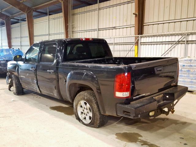 3GTEK13MX7G504825 - 2007 GMC NEW SIERRA BLACK photo 3