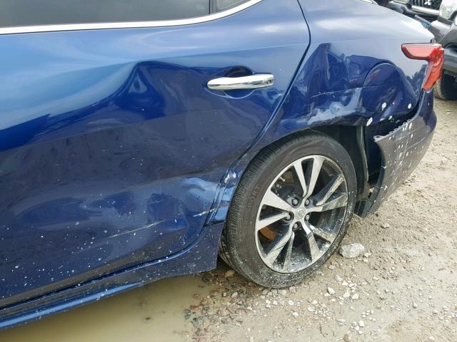 1N4AA6AP2GC378030 - 2016 NISSAN MAXIMA 3.5 BLUE photo 9