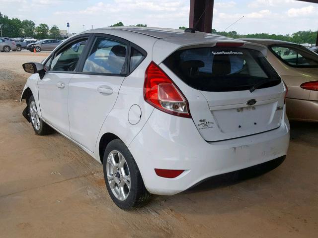 3FADP4EJ8EM140037 - 2014 FORD FIESTA SE WHITE photo 3