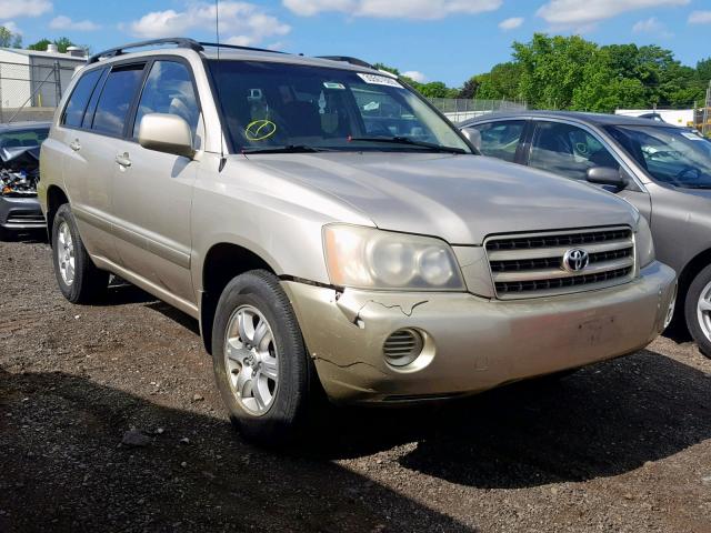 JTEHF21A930103180 - 2003 TOYOTA HIGHLANDER TAN photo 1