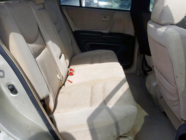 JTEHF21A930103180 - 2003 TOYOTA HIGHLANDER TAN photo 6