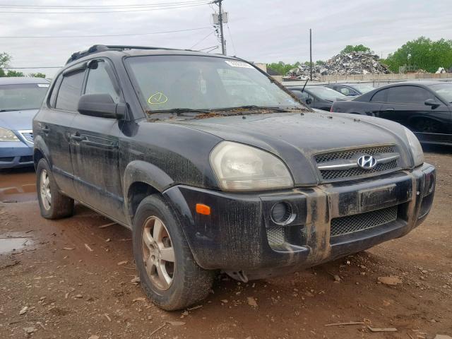 KM8JM12B25U191669 - 2005 HYUNDAI TUCSON GL BLACK photo 1