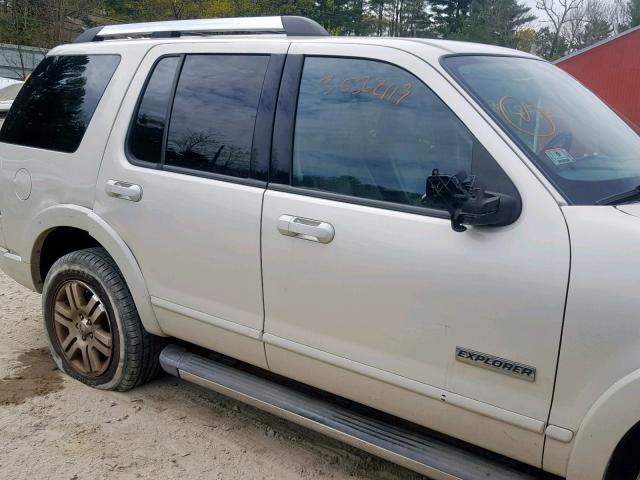 1FMEU75E06ZA10194 - 2006 FORD EXPLORER L CREAM photo 9