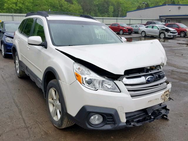 4S4BRDLC9E2271366 - 2014 SUBARU OUTBACK 3. WHITE photo 1