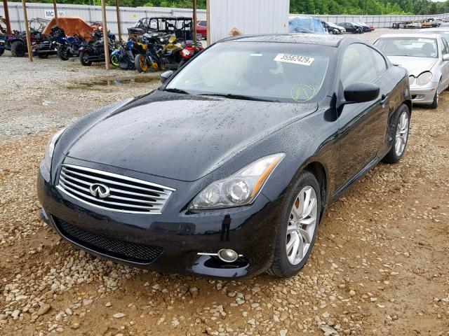 JN1CV6EL3DM981480 - 2013 INFINITI G37 BLACK photo 2