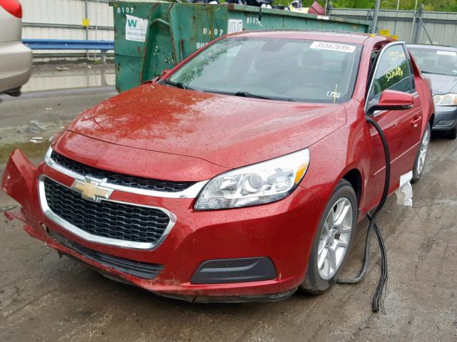 1G11C5SL4EF289588 - 2014 CHEVROLET MALIBU 1LT RED photo 2