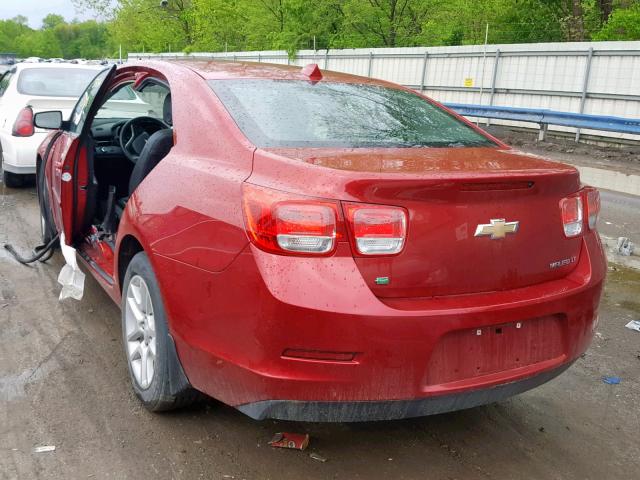 1G11C5SL4EF289588 - 2014 CHEVROLET MALIBU 1LT RED photo 3