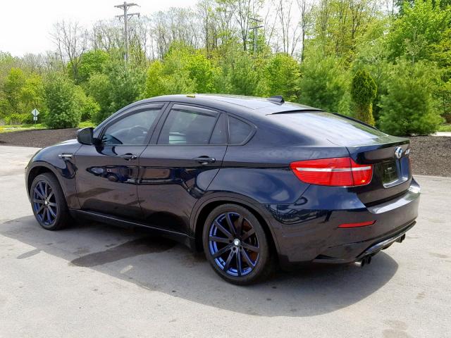 5YMGZ0C59BLK13985 - 2011 BMW X6 M BLACK photo 3