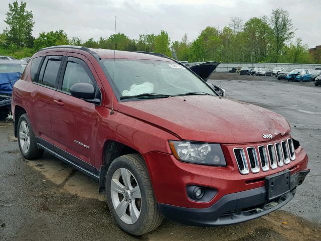 1C4NJDBB7ED511729 - 2014 JEEP COMPASS SP 红色 照片 1