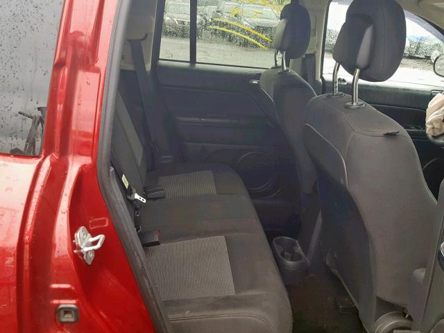 1C4NJDBB7ED511729 - 2014 JEEP COMPASS SP 红色 照片 6