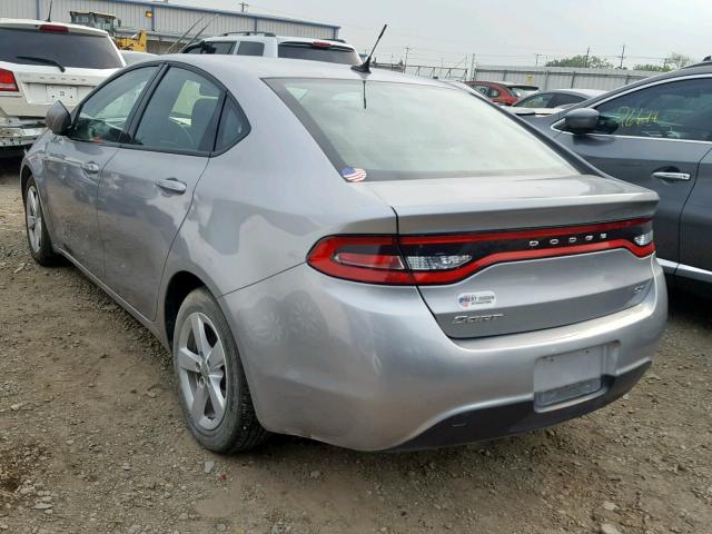 1C3CDFBB3FD279209 - 2015 DODGE DART SXT CHARCOAL photo 3