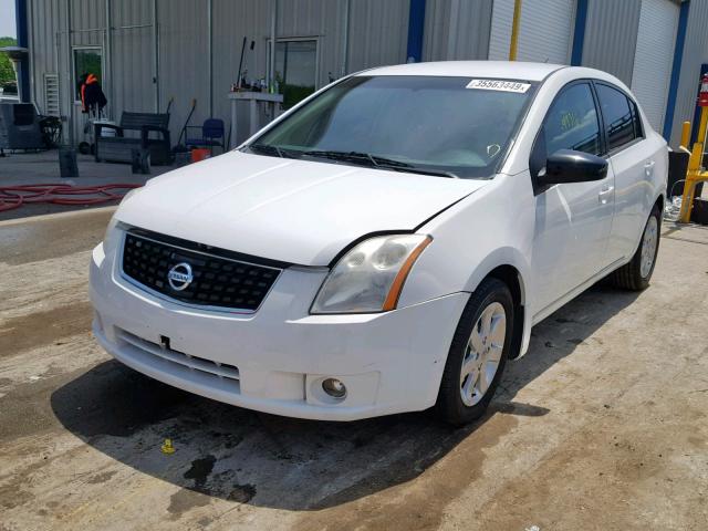 3N1AB61E18L619705 - 2008 NISSAN SENTRA 2.0 WHITE photo 2