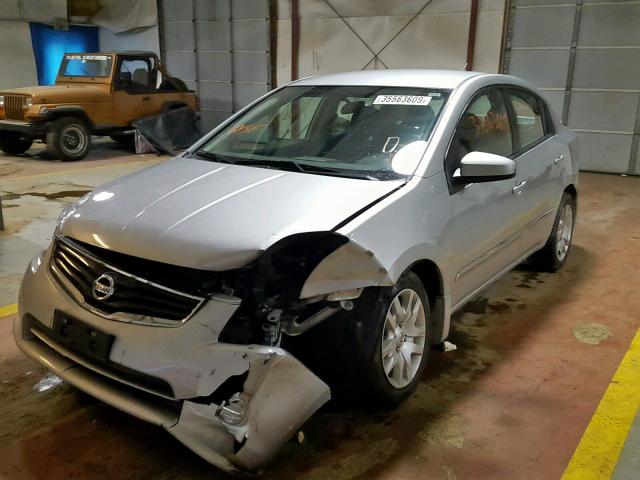 3N1AB6AP7CL731113 - 2012 NISSAN SENTRA 2.0 SILVER photo 2