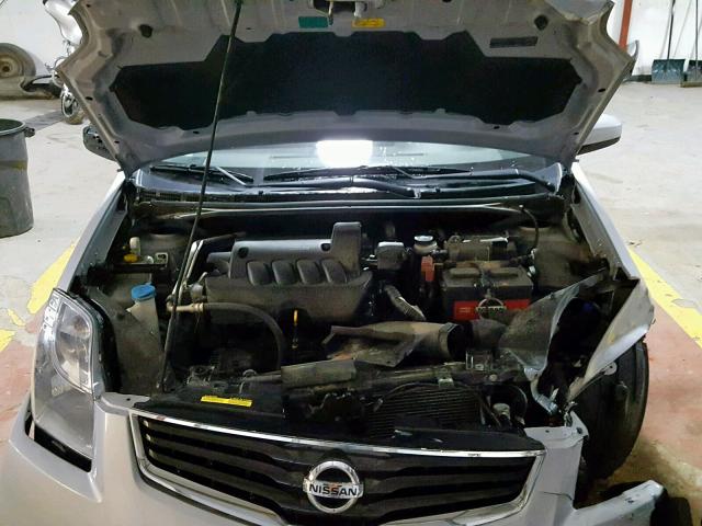 3N1AB6AP7CL731113 - 2012 NISSAN SENTRA 2.0 SILVER photo 7