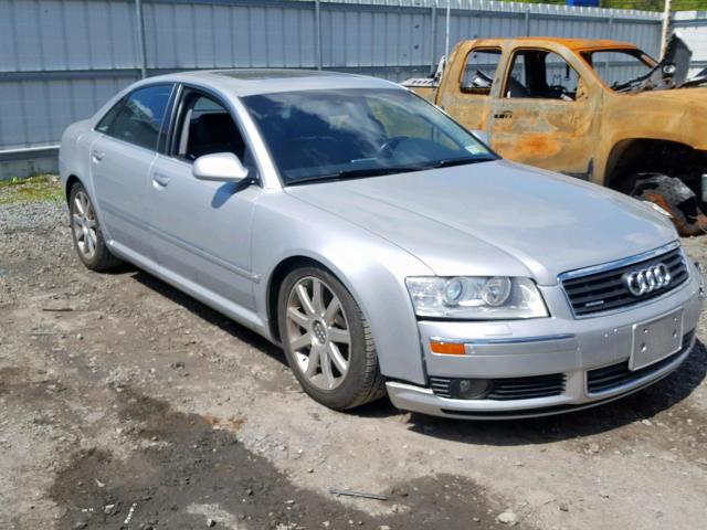 WAULL44EX5N016117 - 2005 AUDI A8 4.2 QUA SILVER photo 1