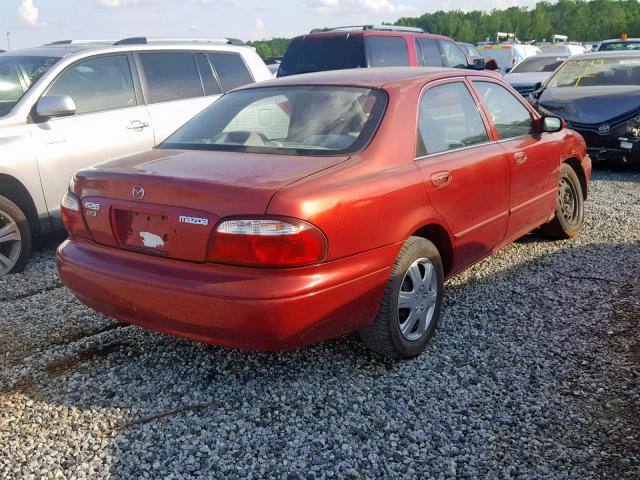 1YVGF22CXY5116525 - 2000 MAZDA 626 ES BURGUNDY photo 4