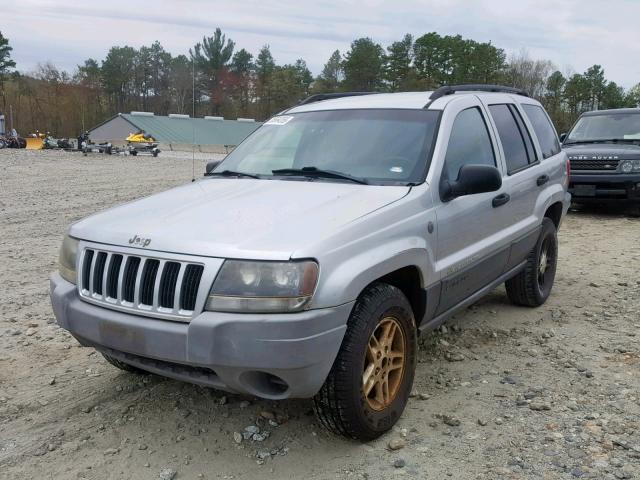 1J4GW48S04C353623 - 2004 JEEP GRAND CHER GRAY photo 2