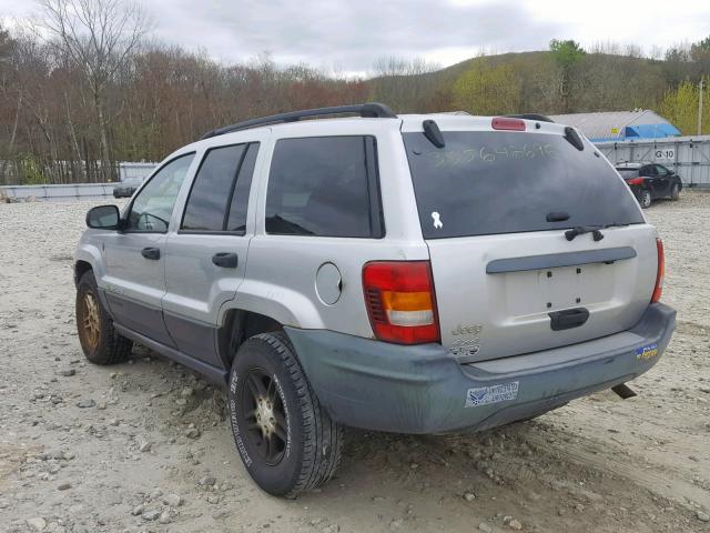 1J4GW48S04C353623 - 2004 JEEP GRAND CHER GRAY photo 3