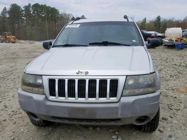 1J4GW48S04C353623 - 2004 JEEP GRAND CHER GRAY photo 9