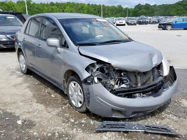 3N1BC1AP5AL421804 - 2010 NISSAN VERSA S GRAY photo 1