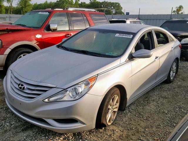 5NPEB4AC3BH122583 - 2011 HYUNDAI SONATA GLS SILVER photo 2