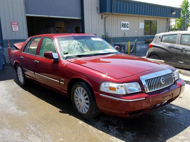 2MEBM7FV3AX609979 - 2010 MERCURY GRAND MARQ RED photo 1