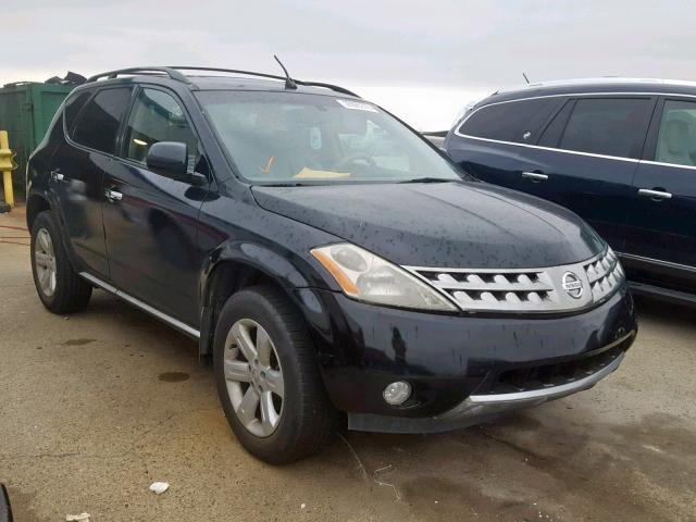 JN8AZ08TX6W406838 - 2006 NISSAN MURANO SL BLACK photo 1