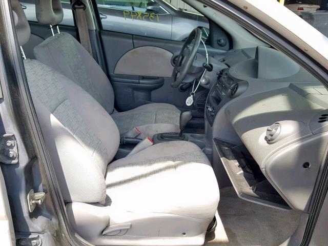 1G8AG52F95Z156761 - 2005 SATURN ION LEVEL SILVER photo 5