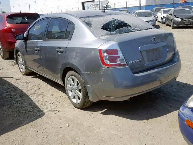 3N1AB61E48L709947 - 2008 NISSAN SENTRA 2.0 GRAY photo 3