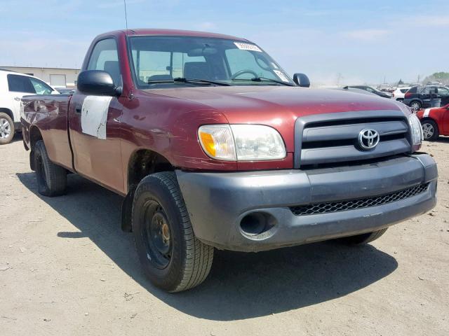 5TBJU32126S460467 - 2006 TOYOTA TUNDRA MAROON photo 1