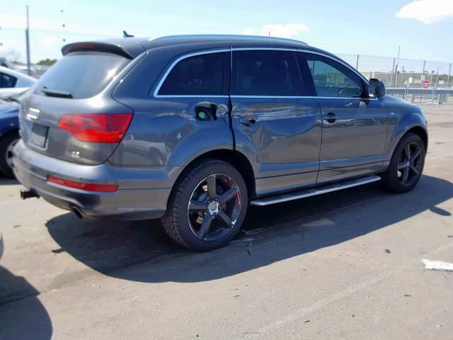 WA1CV74L29D008421 - 2009 AUDI Q7 4.2 QUA GRAY photo 4