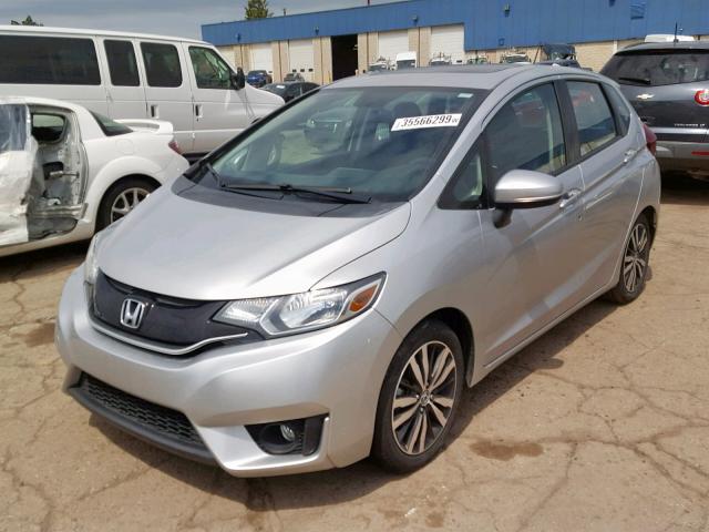 3HGGK5H85FM779631 - 2015 HONDA FIT EX SILVER photo 2